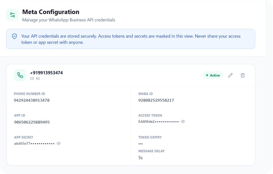 Meta Config Support