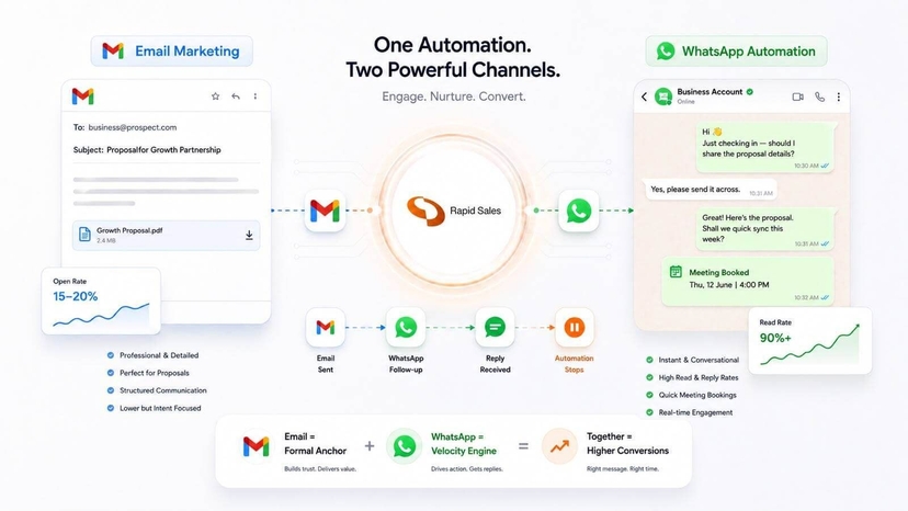 WhatsApp Automation vs. Email Marketing: Which is Better for Sales?