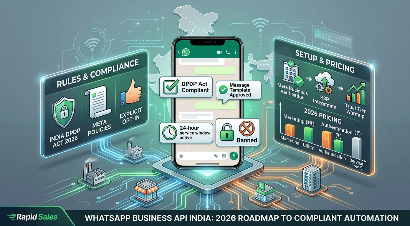 WhatsApp Business API India: Rules, Compliance & Setup (2026)
