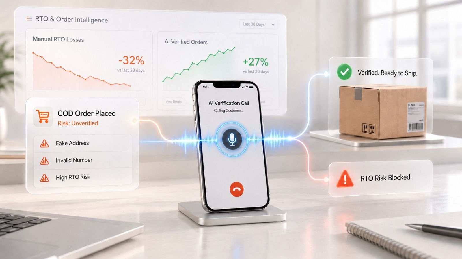 How to Reduce COD RTO with AI Verification Calls
